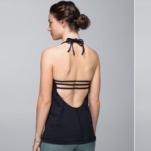 Lululemon Wandering Yogi Black Halter Tank Top 4